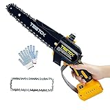 Chainsaw 8' for Dewalt 20V Battery, Cordless Power Chainsaw Brushless Motor and Security Lock for Garden & Yard（Battery Not Included）