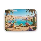 Door Mat Outdoor Indoor Welcome Mats Non Slip Floor Mat Desert Oasis Front...