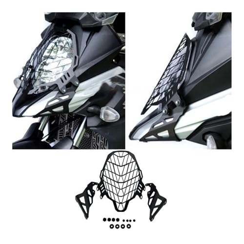 Cache phare grille de protection moto V-STROM DL1000 finition premium