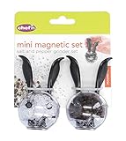 Chef'n Mini Magnetic PepperBall and SaltBall Set (Black),101-033-001
