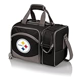 Picnic Time NFL Pittsburgh Steelers Malibu - Bolsa con impresión Digital, Color Negro