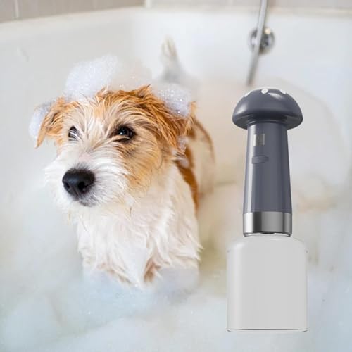 Baoblaze Espumante de chuveiro de shampoo de cachorro elétrico Função de chuveiro engraçada 750ml US
