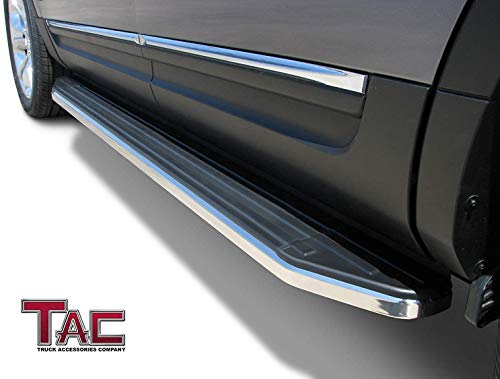 Estribos laterales para Toyota Highlander 2014-2019 aluminio negro miniatura 2