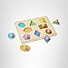 Melissa & Doug Deluxe Jumbo Knob Wooden Puzzle - Geometric Shapes (8 pcs)