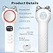 Warming and Cooling Firming Device, Light Face Tool with Vibration, Electric Skin Care Kit, Facial Massager with 46-70℉ Cold, 100-117℉ Hot