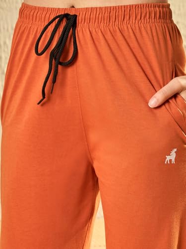 Image of Modeve Women's Cotton Blend Striped Co-Ords Set - Summer Style