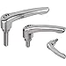 Kipp SS Adjustable Handle 10-24, Ext, 0.78, 1.85, 2.01