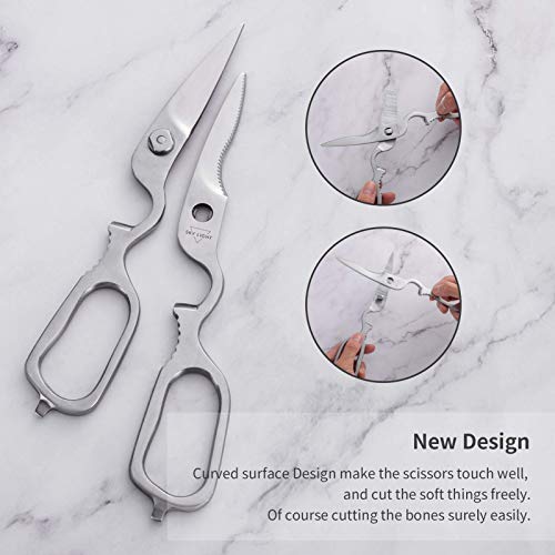 image for SKY LIGHT Kitchen Scissors, Multi-Purpose Take-Apart Stainless Steel H