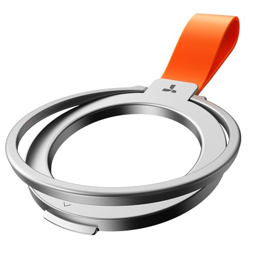 Magentic Phone Grip Ring Hplder Silver Kickstand