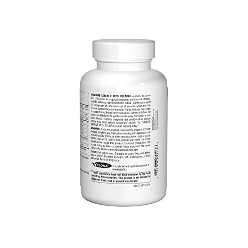 Source Naturals Serene Science LTheanine with Relora, Magnesium and GABA 120 Tablets Weekly