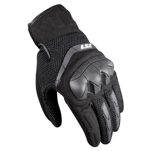 Gants de moto LS2 Kubra noir taille L pour motard