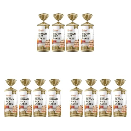 Image of Pintola Organic Brown Rice Cake All Natural Unsalted (130g x 4) | Gluten-Free Snack | 9 Wholegrains | Low Fat | 30 Calories per Cake | Soy & Yeast Free | Healthy Snack for Weight Loss (Pack of 3)