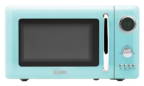 Haden 700 Watt 0.7 Cubic Foot Microwave Oven with Digital Controls, Defrost, and...