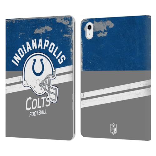 Étui portefeuille iPad Air 11 NFL Indianapolis Colts résistant aux rayures quotidiennes