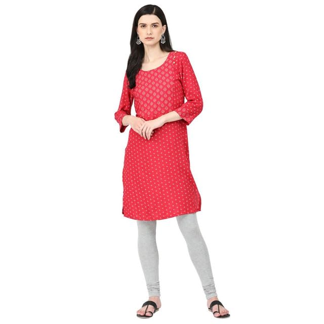 Image of Robinbosky Cotton Churidhar Leggings for Women - Stylish, Stretchable & Flattering Fit for All-Day Comfort