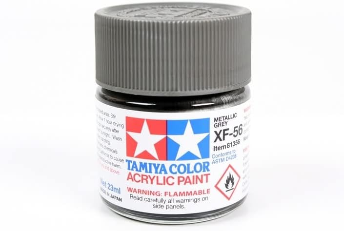 TAMIYA TAM81356 Acrylic XF-56 Flat Metal Gray 23ml