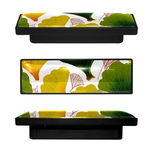 4 Pack 3.6inch Length Black Kitchen Cabinet Knobs Stainless Steel Drawer Knobs Bedroom Dresser Knobs for Men Women Girls, Nursery Knobs