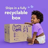 Luvs Size 8 Baby Diapers, Platinum Protection Bluey Diapers for Day & Night,Size 8 (46+ lb), 108 Count — image 9