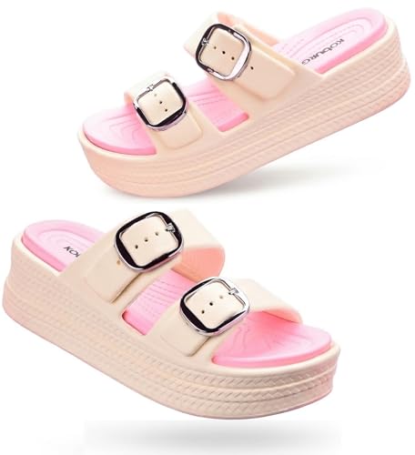 Image of KOBURG Diva Sandals for Women| Durable| Lightweight| Daily|Stylish l Antiskid|Heels|Easy to Clean Sandals| Comfortable | Extra Soft Slide KS-444