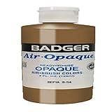 Badger Air-Brush Company Air-Opaque Airbrush Ready Water Based Acrylic Paint, Sepia, 4-Ounce