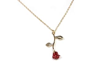Exquisite Rose Necklace: A Floral Symbol of Love and Grace