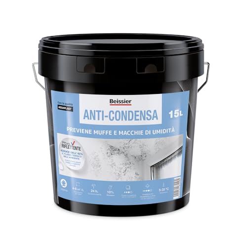 Aguaplast Pittura Termica Anti-Condensa 15L – Vernice Antimuffa per Pareti
