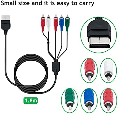 Mcbazel HDTV High-Definition TV Component Composite AV Audio Video Cable for Classic Original Xbox Only - 3