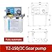 YSIERRE 1pc Industrial Gear lubricating Oil Pump semi-Automatic/Automatic high-Precision Gear Pump can be Used in Automatic Machining Center(TZ-150-3C)