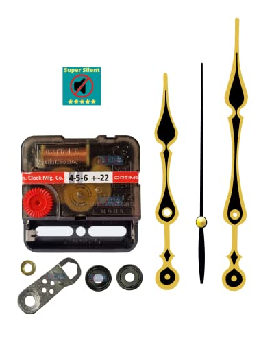 Image of KEDAR Ajanta Quartz Ortime Sweep & Silent Movement Machine for Wall Clock with Fancy Needles (Made in India)-S073