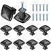 10 Pièces Poignee de Meuble Cuisine Noir, Tiroir de Poignée Porte, Bouton de Meubles Cuisine de Porte, Poignées de Meuble pour Placard Armoire Cuisine - 1,2 po/30 mm