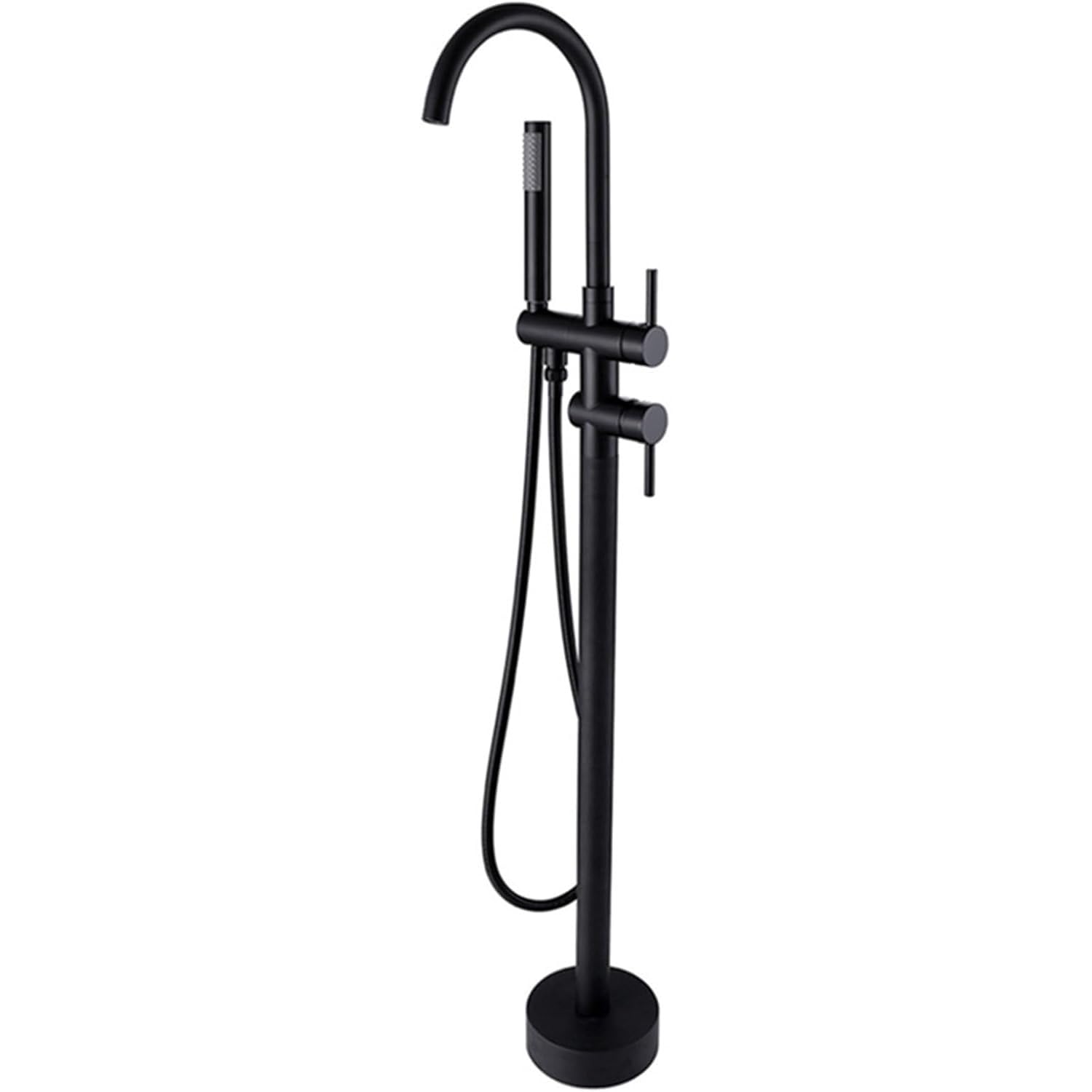 KUNYOS Shower Faucet Freestanding Faucet for Bathtub Single Lever Faucet Shower Mixer Faucet Faucet Shower Set 360° Swivel