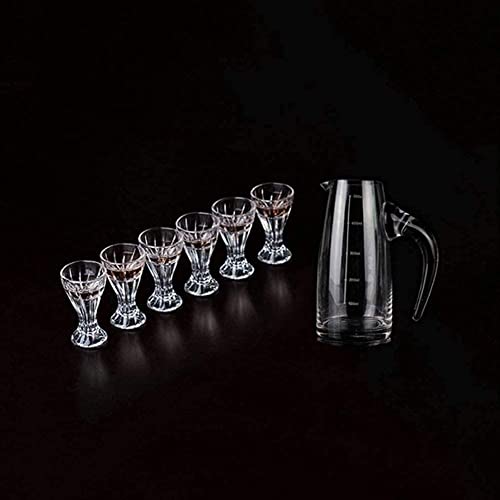 Whisky Decanter, Wine Decanter, Wijnkaraf Crystal Glas Liquor Glas Liquor Glass Gestreepte Kleine Wijnglas Cup Houder… - Image 6