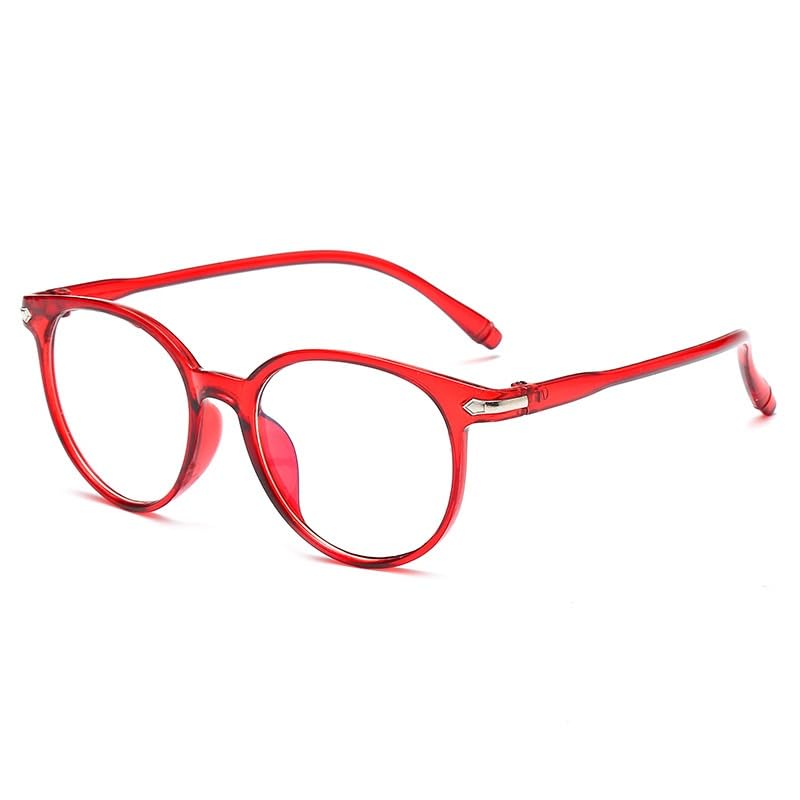 ZHUYIQZ Gafas for presbicia Que alivian la Fatiga, Gafas de Lectura con Bloqueo de luz Azul, Montura TR Redonda, Espejo con luz Plana(C5,1.50)