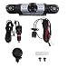 BuyWeek 4 Kanal Dashcam Auto 1080P für Vorne Innen Hinten, 3,16 Zoll HD Bildschirm Auto Dash Cam mit G-Sensor, Loop-Aufzeichnung, WLAN und Handy App, Nachtsicht, Notfall-Sperre, Weitwinkel