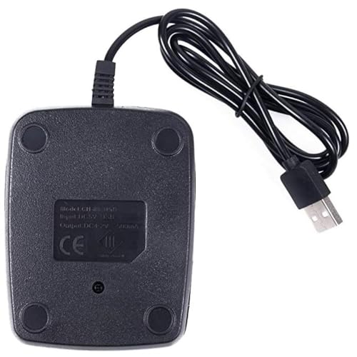 Desktop-Ladegerät für 2-Wege-Funkgeräte - Kompatibel mit BF-888S, BF-777S, BF-666S Modellen, Schnellladung mit LED-Anzeige, Überlastschutz​[BF09]