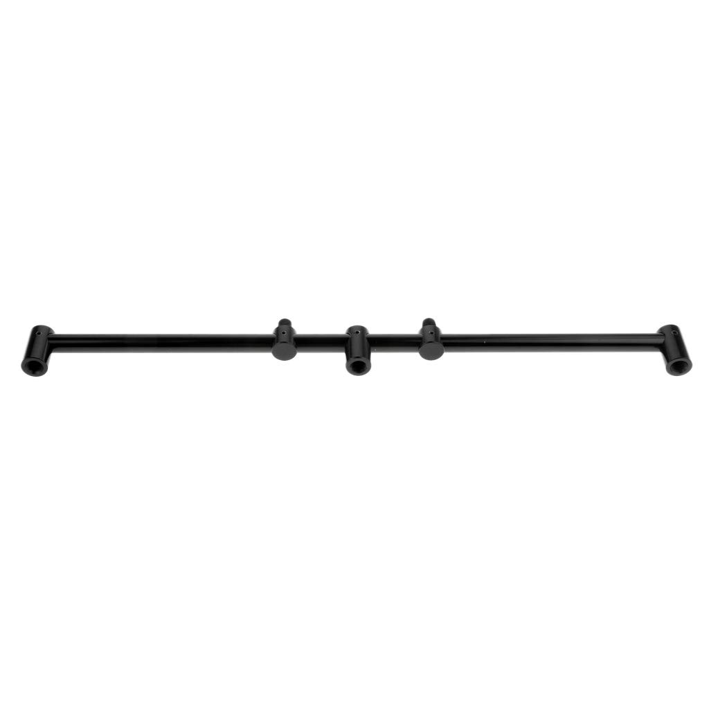 WOVEBIUS Carp Fishing Buzz Bar Fishing Rod Pod Holder Buzzer Bar for 3 Rods Black