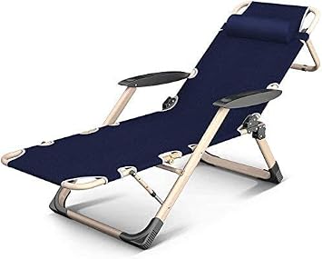 Sun Lounger Garden Chairs Outdoor Sun Loungers Folding Camping Bed, Household Simple Bed Siesta Artifact Sheets Single Office Lunch Break Recliner PortableColor,A,A