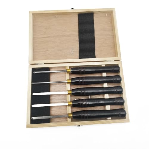 Set de 5 cinceles para torno de madera MKPARTY miniatura 3