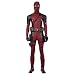 DP Movie Cosplay Costume Wade Costume Mask Set Deluxe Leather Jumpsuit Outfit Bodysuits Halloween Costumes MaleM