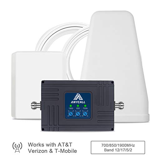 Cell Phone Signal Booster for Home and Office - AT&T, Verizon,T-Mobile - Triple