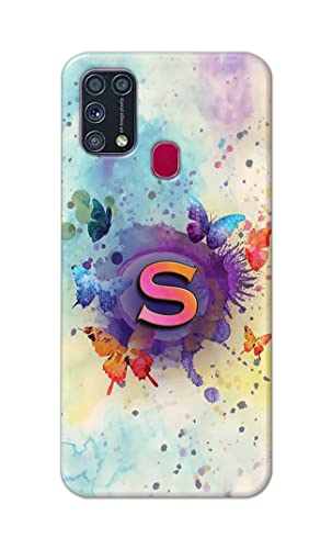Image of PRINTFIDAA� Printed Hard Back Cover Case for Samsung Galaxy M31 | Samsung Galaxy M31 Prime Back Cover (Alphabet S) -2808