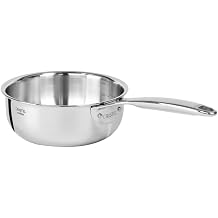CRISTEL CastelPro Ultraply Collection Saucepan, 2Qt, 5-Ply construction., C20CPFN