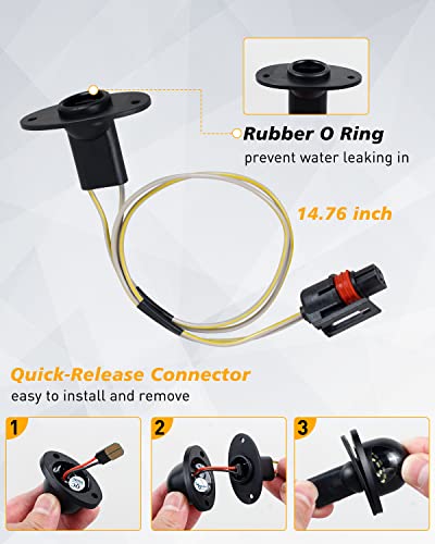 Biftu Led License Plate Lights Tag Light With Sockets Compatible With 1994 To 2002 Dodge Ram 1500 2500 3500 #TOP5