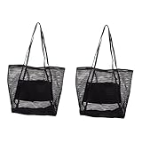 BOLSA DE VIAJE PARA JUGUETES DE PLAYA: esta bolsa de playa ideal para guardar todos elementos esenciales de playa, toallas de playa, bloqueador solar, anteojos de .