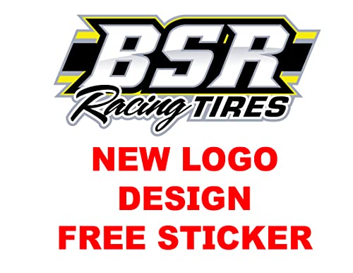BSR Racing 1/8 Buggy XX Pink Foam GT Tire Compound Black Dish Rim (2) BSRC8018-B