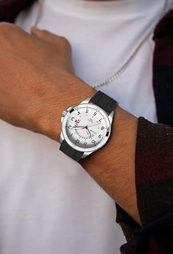 Image of Waterproof Watch Analog Military Stylish Durable Timepiece for Men Boy Sports Wrist Quartz Watches,Silicone Strap