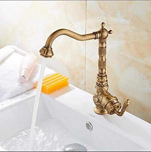 Robinet de lavabo haut pour évier profond et grand contenant