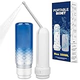 Portable Bidet for Travel 320ML,Rechargeable Handheld Bidet for Women & Men IPX7 Waterproof Toilet Sprayer |Personal Hygiene Sprayer Compact for Postpartum Care (Blue, 320ML)