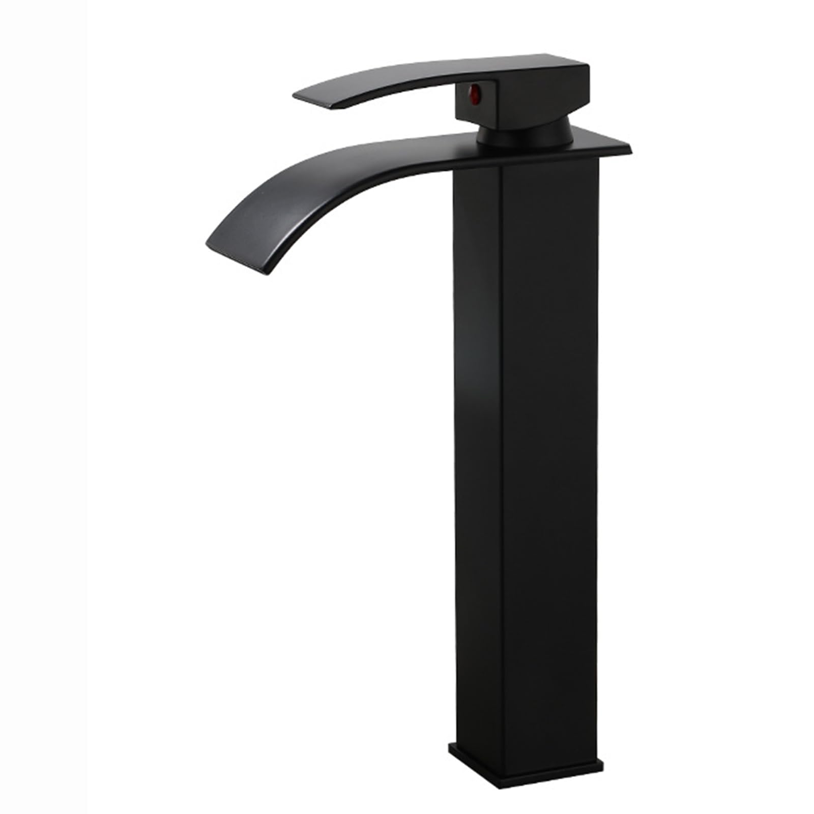 HCFYAUIS Basin Tap Single Handle Hot and Cold Waterfall Tap Bathroom Brass Faucet,high