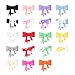 Jinshining 10mm Silicone Bow Straw Covers for Stanley 40&30 Oz Cup, Pink, 1 Count